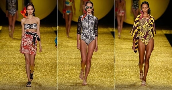 INVISTA NA TENDÊNCIA BICOLOR! 4 A ordem é brincar com o jogo de estampas e texturas. Boa inspiração para férias e Carnaval.