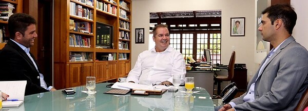 Gladson Cameli garante ao governador Tião Viana apoio ao estado e municípios