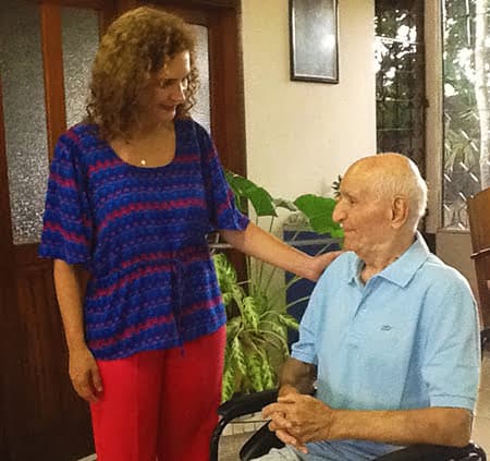 Marlúcia Cândida e Padre André Ficarelli 