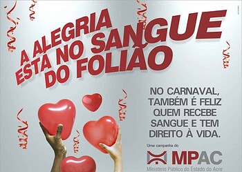 MPAC promove parceria com Hemoacre para incentivo à doação de sangue