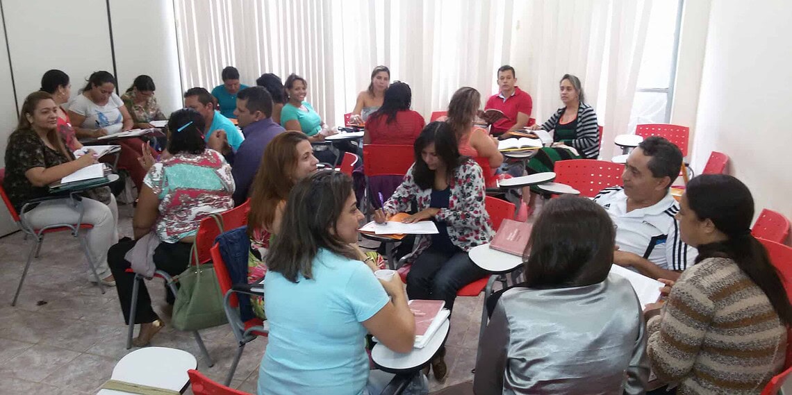 Professores participam de capacitação para o Projovem