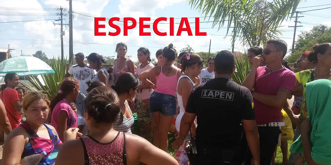 Suspensão de visitas íntimas provocou tumulto na frente do presídio