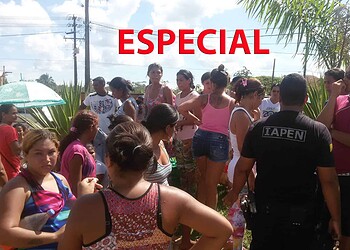 Suspensão de visitas íntimas provocou tumulto na frente do presídio