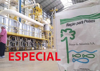 A fábrica está sendo preparada para produzir, inicialmente, 80 toneladas de ração por dia, o que é suficiente para suprir a demanda do mercado interno
