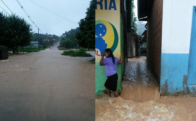 A enxurrada não está relacionada às águas do Rio Acre