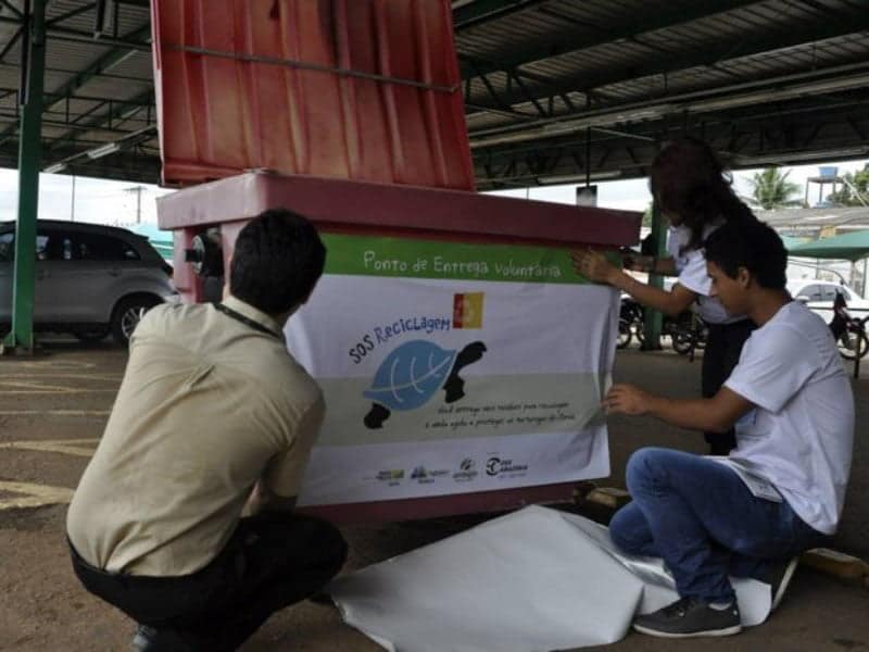 Acreano improvisa com materiais que iriam para o lixo 5 Projeto arrecadou três toneladas e meia de materiais recicláveis em 13 meses