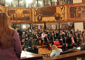 Primeira sessão legislativa na Aleac é marcada por protesto 13 Primeira sessão legislativa na Aleac é marcada por protesto