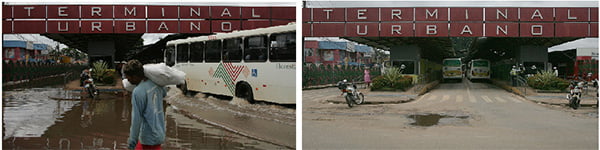 Terminal foi coberto por água e causou vários prejuízos à população; a plataforma foi liberada e as atividades voltaram ao normal na última sexta