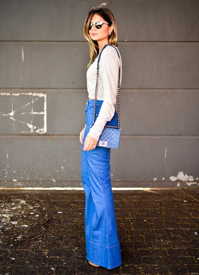 INVISTA NAS CALÇAS FLARE! 1 A calça flare já é a calça predileta da maioria das celebridades e blogueiras, como Thassia Naves