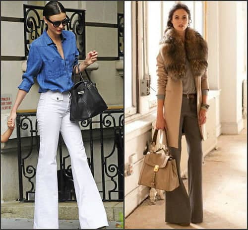 INVISTA NAS CALÇAS FLARE! 7 A versão que promete ser o desejo da estação é a flare: elegante no verão e no inverno