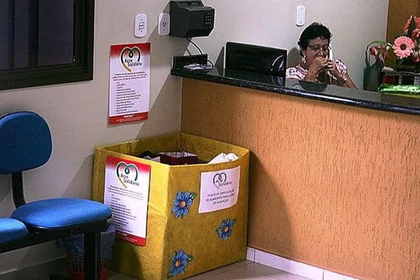 Doações podem ser deixadas na recepção do jornal