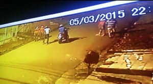 Imagens foram captadas por câmaras de segurança