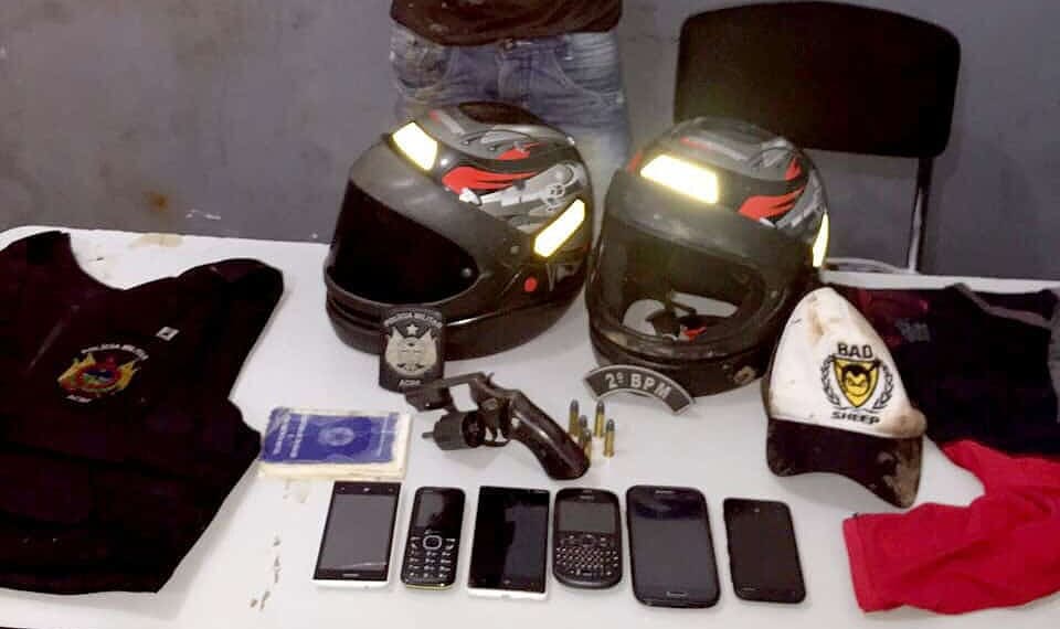 O adolescente foi reconhecido pelas vítimas do assalto