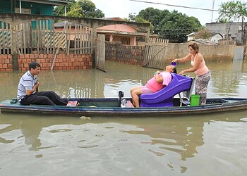Kelly Katiane fez o que pode para não parar de trabalhar. (Foto: Marcos Vicentti/ ASCOM PMRB)