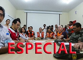 Ações operacionais de apoio à cidade e aos desabrigados pela enchente são mantidas pelo governo e prefeitura. (Foto: Gleilson Miranda/ SECOM)