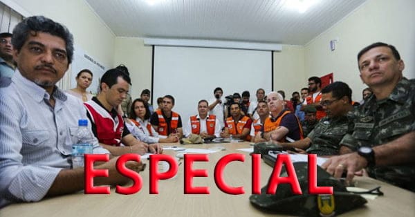 Ações operacionais de apoio à cidade e aos desabrigados pela enchente são mantidas pelo governo e prefeitura. (Foto: Gleilson Miranda/ SECOM)