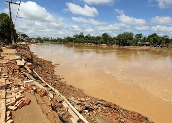 Rio Acre permanece abaixo da cota de alerta em Brasileia