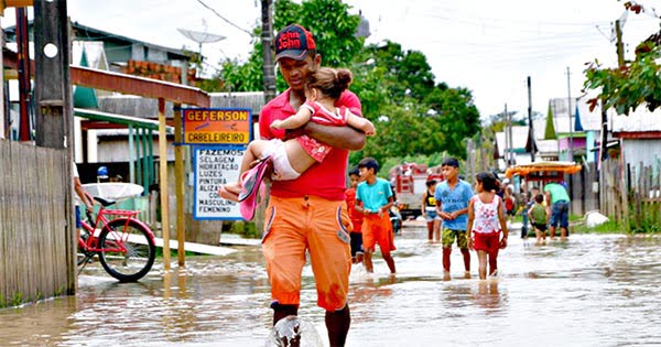 Município ainda tentava se recuperar da enchente de 2014. (Foto: Divulgação)