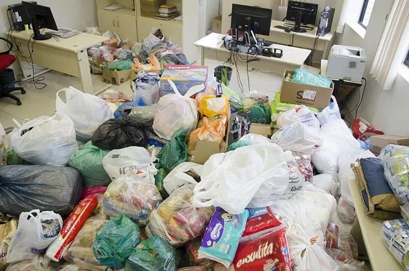 Tribunal de Justiça do Acre arrecada cerca de 2 toneladas e meia de alimentos em uma semana