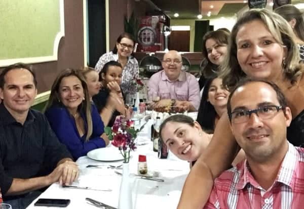 ÁGUAS DE MARÇO 5 PARABÉNS – O querido Jorge Vila Nova, da Fieac, trocou de idade na companhia dos amigos. Vida longa!