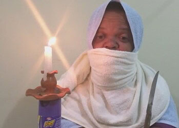 Anão Montana Jack se veste de terrorista e manda recado para infiéis do PSD