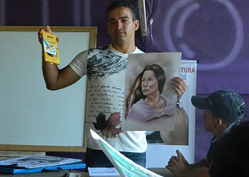 Artista plástico realiza oficina de desenho e pintura no próximo dia 14