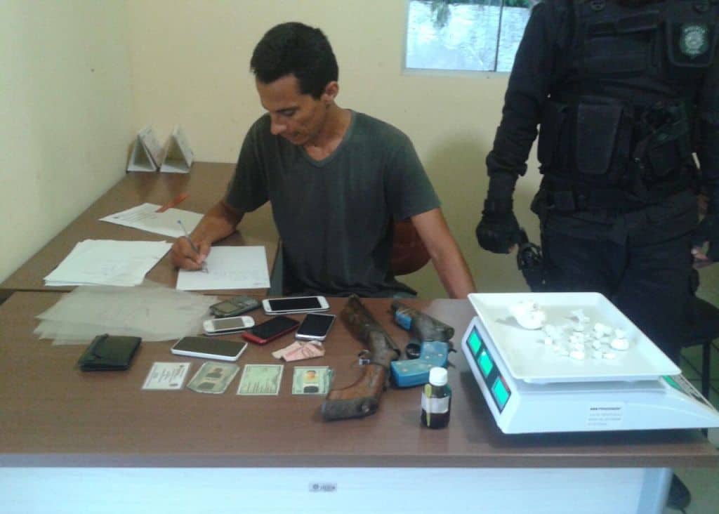 Ação das polícias prende sete em Manoel Urbano por tráfico de drogas - FOTO ASSESSORIA PMAC