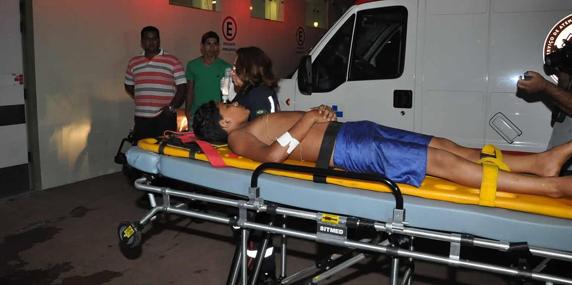 Adolescente de 12 anos é atingido com chumbinho de arma de pressão