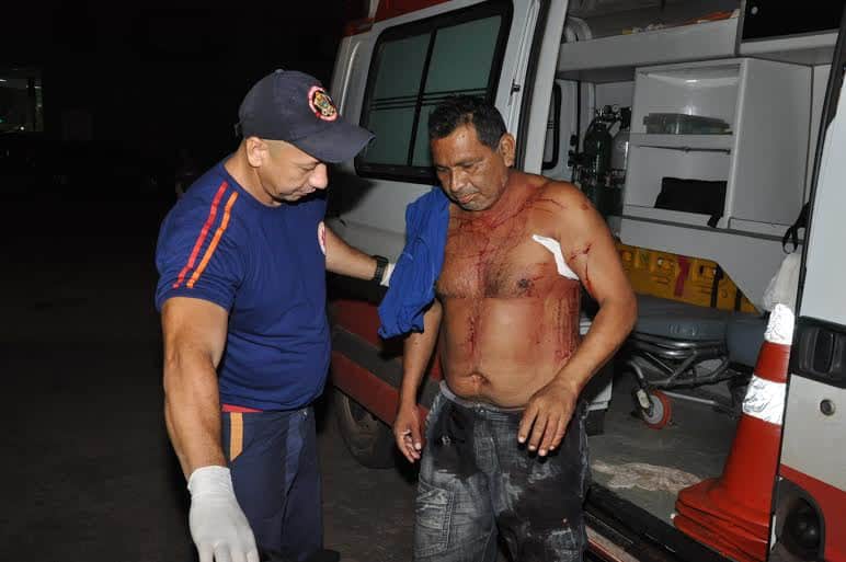 Viatura do Samu foi acionada e encaminhou a vítima ao Pronto Socorro da cidade