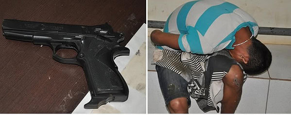 Homem é preso com revolver de brinquedo no Parque do Tucumã