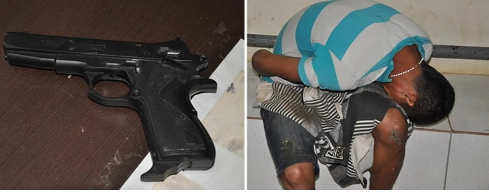 Homem é preso com revolver de brinquedo no Parque do Tucumã