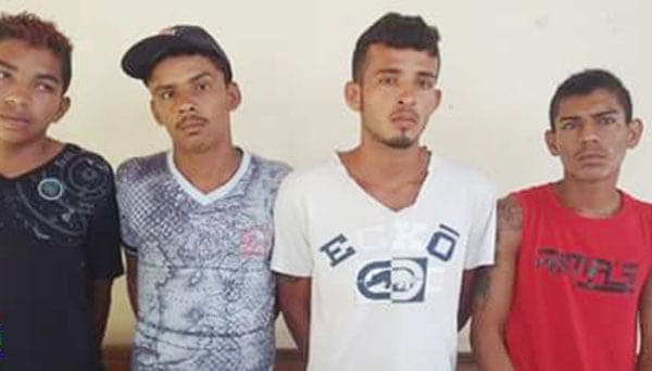 Acusados foram presos após denúncia anônima