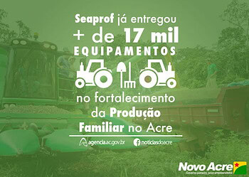 Em cem dias de governo, Seaprof fortalece apoio à produção familiar
