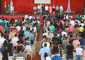 Grande público participou ontem da certificação. (Foto: Marcus Vicentti)