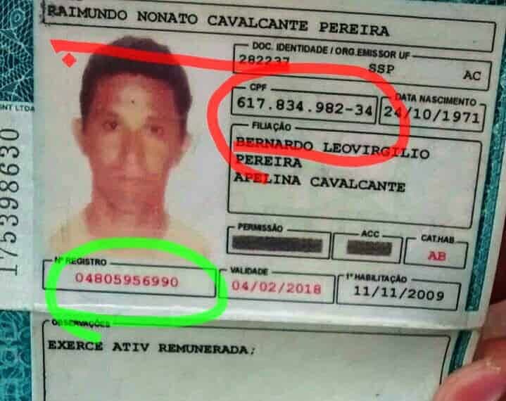 Motociclista é detido com Carteira de Motorista falsa