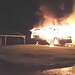 Ônibus de igreja é incendiado por vândalos no Bairro Calafate