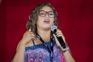 Renata Leão foi selecionada para trabalhar na Contax. (Foto: Gleilson Miranda/ Secom)