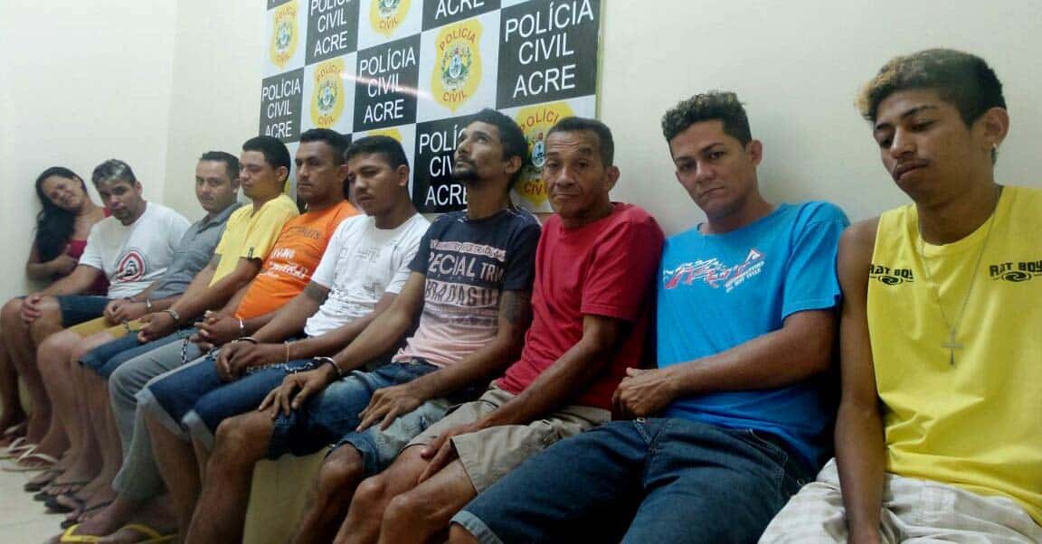 Polícia Civil deflagra 17ª ‘Operação Impactus’ e prende 10 pessoas 1 A polícia cumpriu 12 mandados judiciais e prendeu 10. (Foto: Cedida)