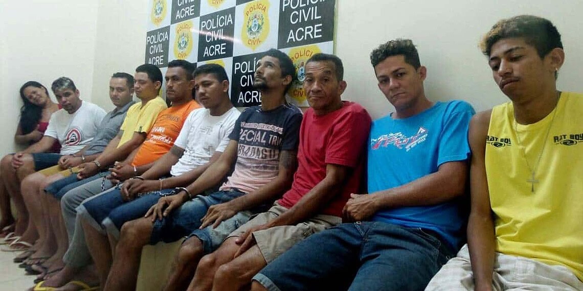 A polícia cumpriu 12 mandados judiciais e prendeu 10. (Foto: Cedida)