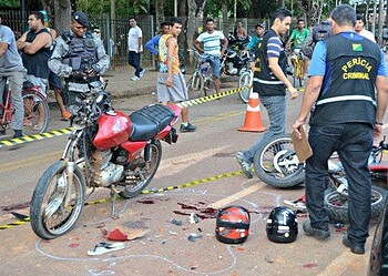 Detran realiza campanhas para reduzir acidentes fatais. (Foto: DUAINE RODRIGUES/G1)