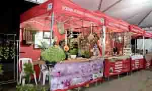 Feira expõe produtos artesanais de vários países e estados brasileiros
