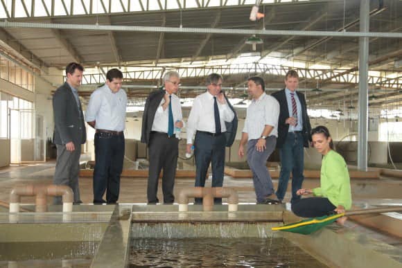 Equipe da Embaixada Alemã conheceu o Complexo. (Foto: Secom Acre)
