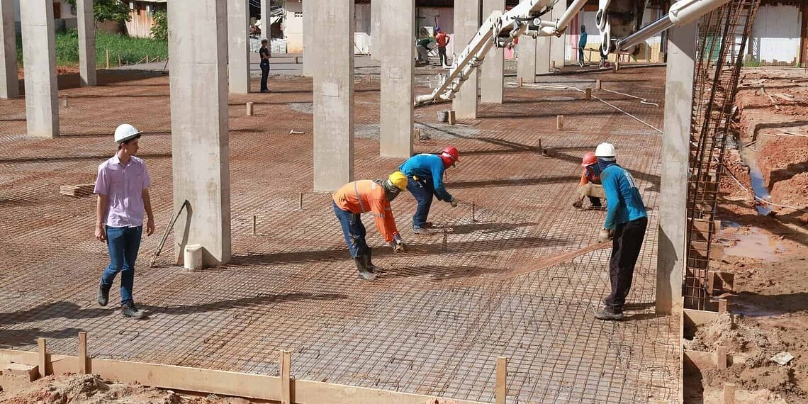 Trabalhos estão a todo ‘vapor’ para concluir o Shopping