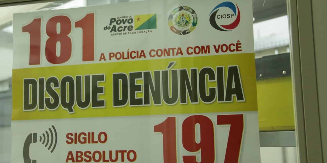Ciosp pede que a população utilize mais o serviço do Disque Denúncia
