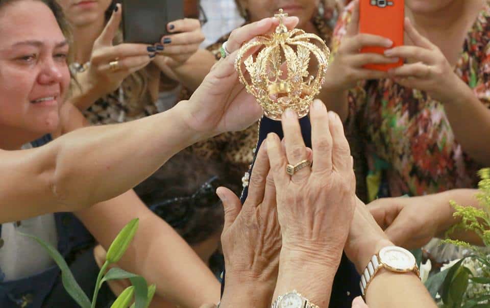 Imagem de Nossa Senhora Aparecida chegou a Rio Branco e estará em Epitaciolâncida nesta sexta 5 Foto- Marcos Vicentti - IAI (2)