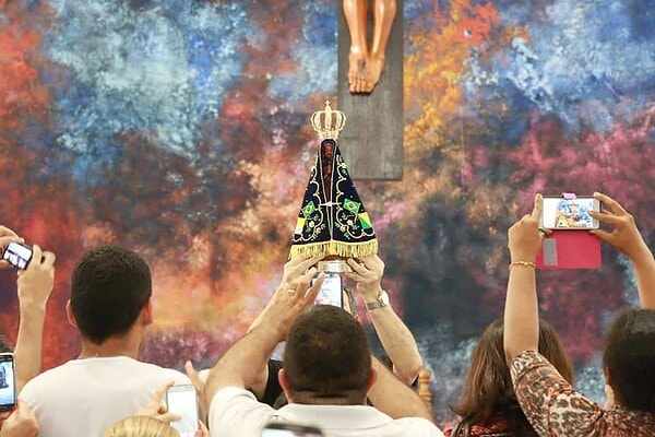 Imagem de Nossa Senhora Aparecida chegou a Rio Branco e estará em Epitaciolâncida nesta sexta