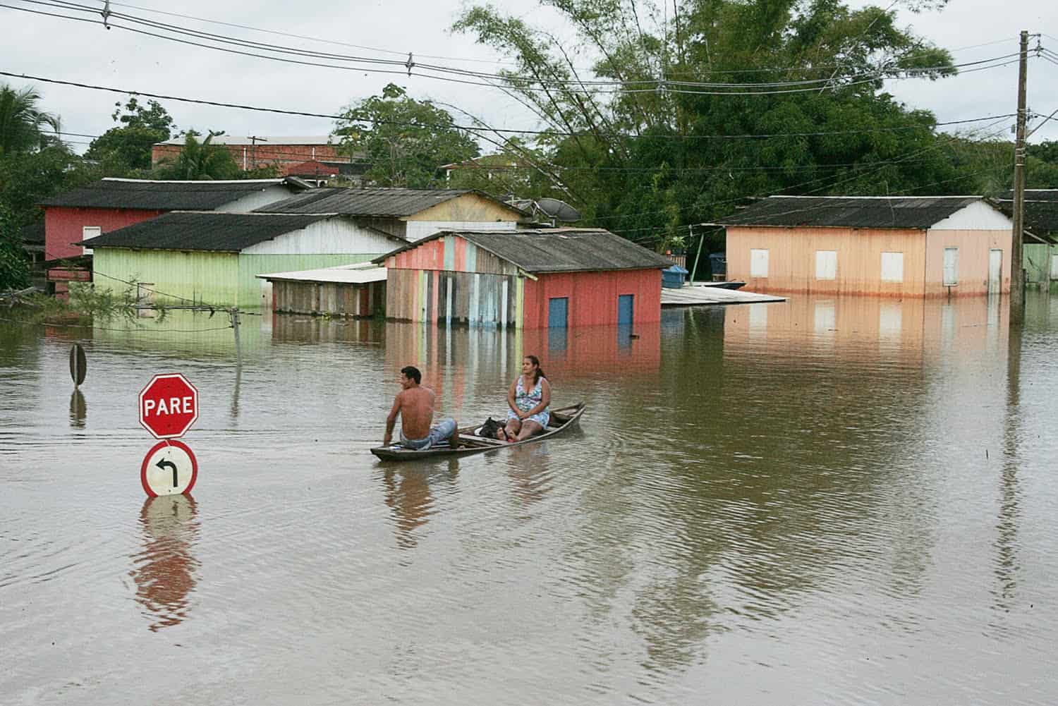 Moradores atingidos pela cheia do Rio Acre podem ser isentos de pagar o IPTU 2 Com a isenção, o município deve deixar de arrecadar cerca de 1,4 milhão. (Foto: Odair Leal/ A GAZETA)