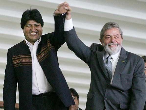 Lula e presidente da Bolívia Evo Morales confirmam agenda no Acre 2 Lula e Evo Morales devem participar de inaugurações no Acre. (Foto: Divulgação)