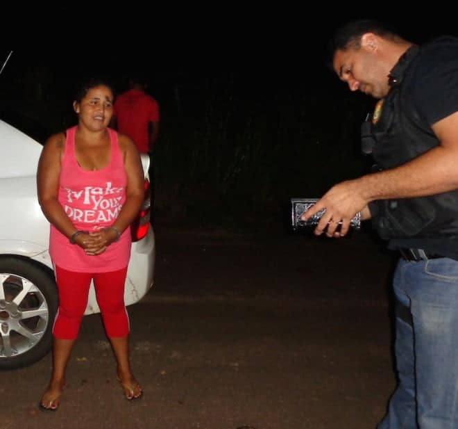 Mulher é presa quando transportava maconha de Rio Branco para Xapuri - FOTO ALEXANDRE LIMA O ALTO ACRE