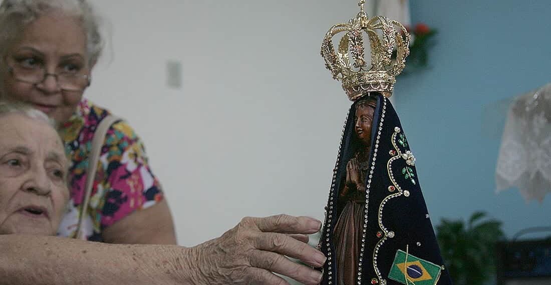 Hospital Santa Juliana recebeu a imagem na tarde de ontem. (Foto: Odair Leal/ A GAZETA)